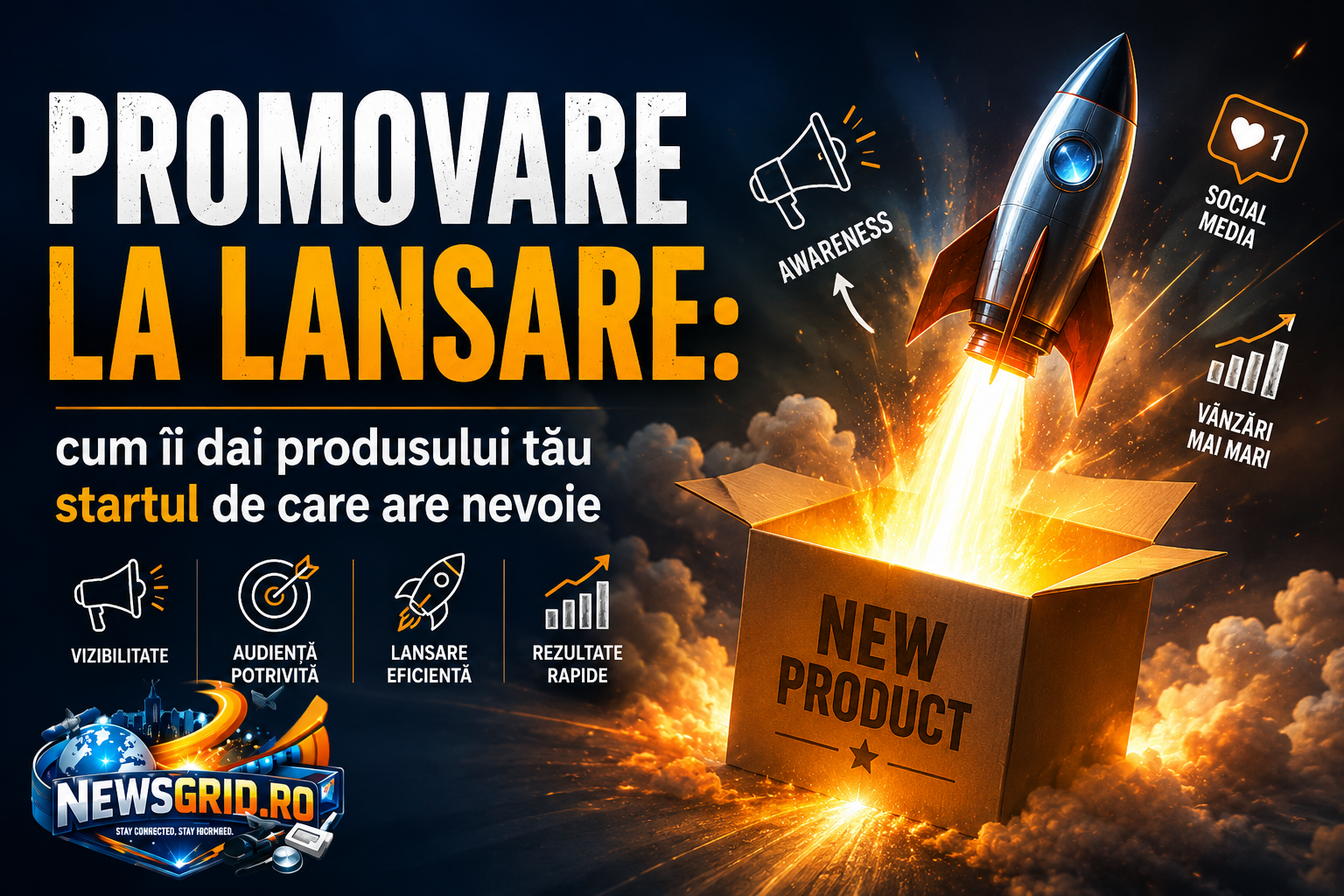Promovare la lansare: cum îi dai produsului tău startul de care are nevoie